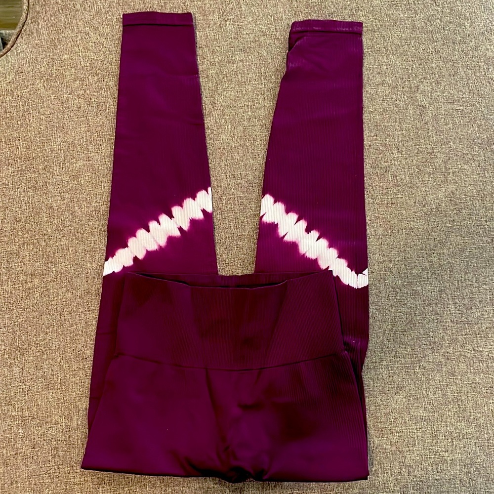 Pink cool and comfy leggings size small